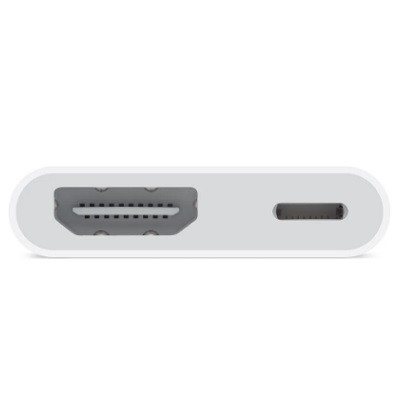 Адаптер Apple Lightning - HDMI/Lightning (MD826ZM/A) 0.1 м, белый в Москве