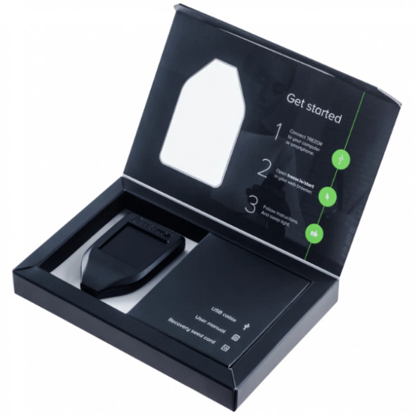 Аппаратный криптокошелек Trezor Model T в Москве