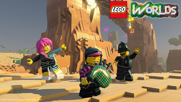 Игра LEGO Worlds [PS4, английская версия] в Москве