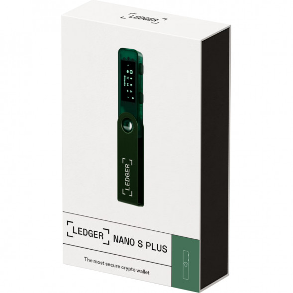 Криптокошелек Ledger Nano S Plus 1 шт., Emerald Green в Москве