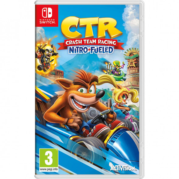 Игра Crash Team Racing Nitro-Fueled для Nintendo Switch, картридж в Москве