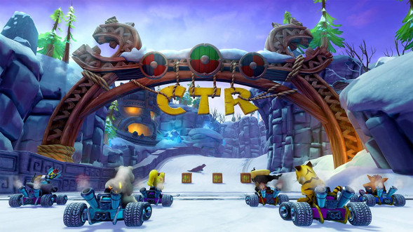 Игра Crash Team Racing Nitro-Fueled для Nintendo Switch, картридж в Москве