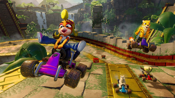Игра Crash Team Racing Nitro-Fueled для Nintendo Switch, картридж в Москве