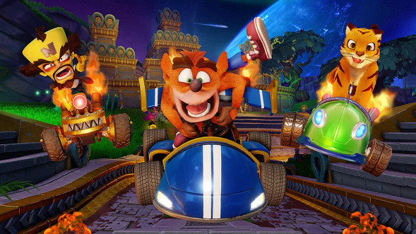 Игра Crash Team Racing Nitro-Fueled для Nintendo Switch, картридж в Москве