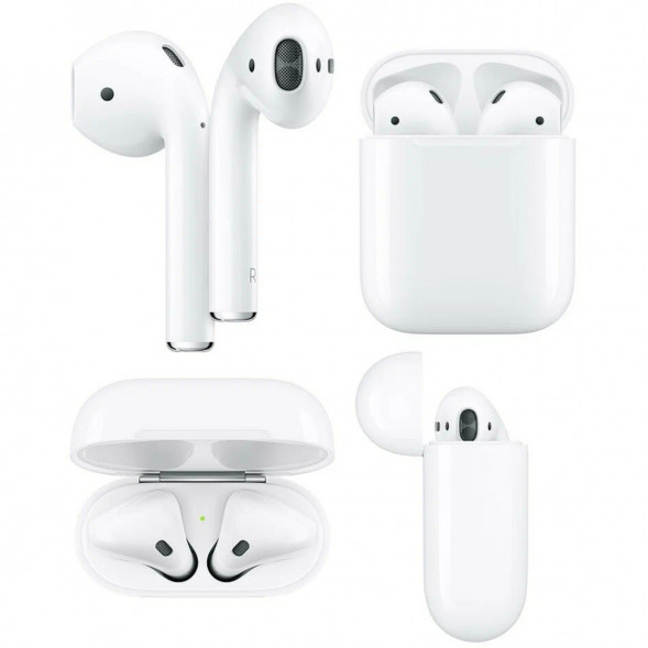 Беспроводные наушники Apple AirPods 2 (с зарядным футляром) MV7N2 в Москве