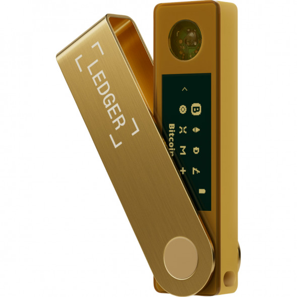 Аппаратный криптокошелек Ledger Nano X, Gold в Москве