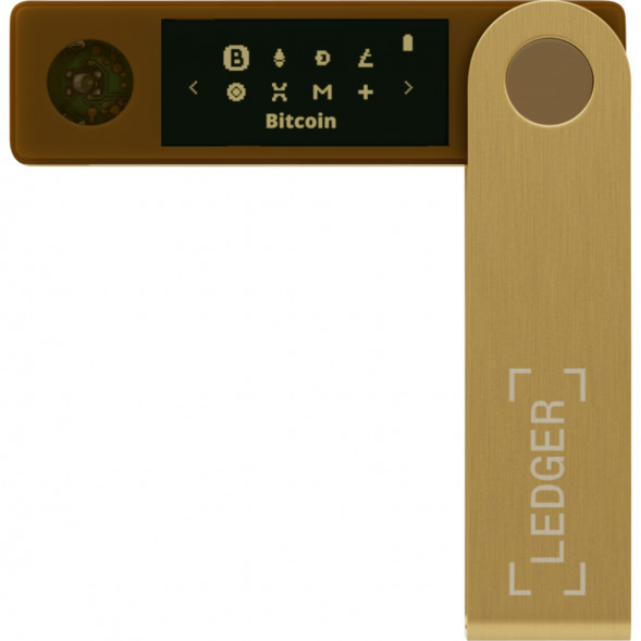 Аппаратный криптокошелек Ledger Nano X, Gold в Москве