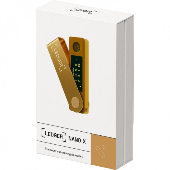 Аппаратный криптокошелек Ledger Nano X, Gold в Москве