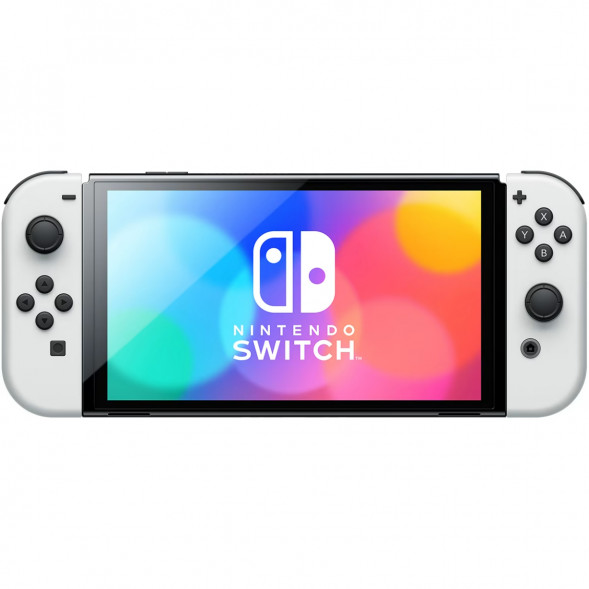 Игровая приставка Nintendo Switch OLED 64 ГБ, белый  в Москве