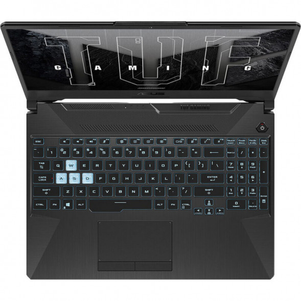 Ноутбук ASUS TUF Gaming A15 FA506NCG-HN199W (15.6&amp;quot;, IPS, AMD Ryzen 7 7445HS 3.2 ГГц, 6 ядер, 16 ГБ DDR5, SSD 512 ГБ, GeForce RTX 3050, Windows 11 Home), черный в Москве
