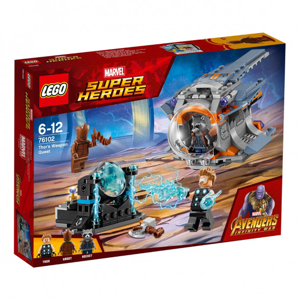 Конструктор LEGO Super Heroes 76102 Война бесконечности: В поисках оружия Тора в Москве