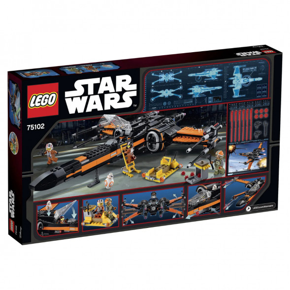 Конструктор LEGO Star Wars 75102 Истребитель По (Poe&amp;#039;s X-Wing Fighter) в Москве