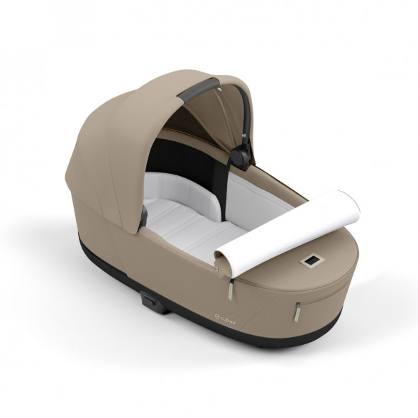 Коляска 2 в 1 Cybex Priam IV Cozy Beige, шасси Rosegold в Москве