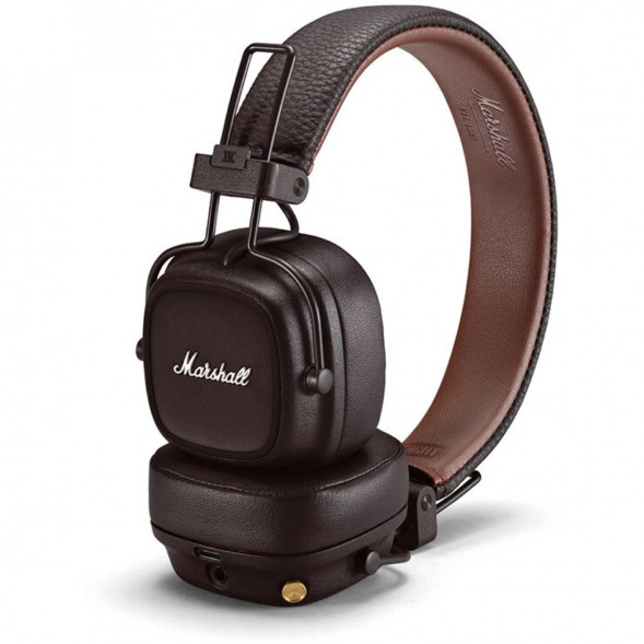 Беспроводные наушники Marshall Major IV, коричневый в Москве