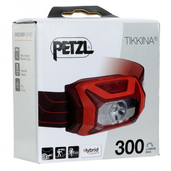 Налобный фонарь Petzl Tikkina E060AA03, красный в Москве