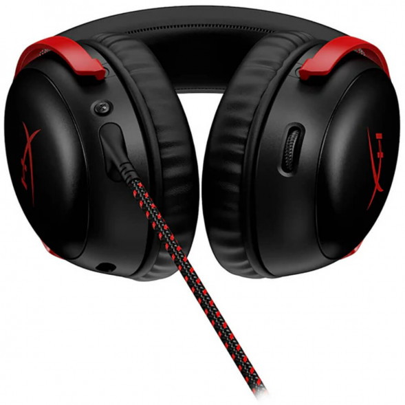 Компьютерная гарнитура HyperX Cloud III проводная, чёрный/красный в Москве