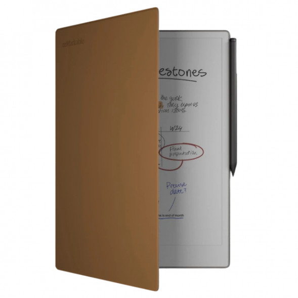 Чехол-книжка reMarkable Book Folio Premium Leather для reMarkable Pro, коричневый в Москве
