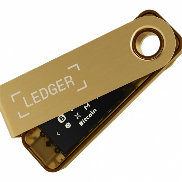 Криптокошелек Ledger Nano S Plus 1 шт., золотой в Москве