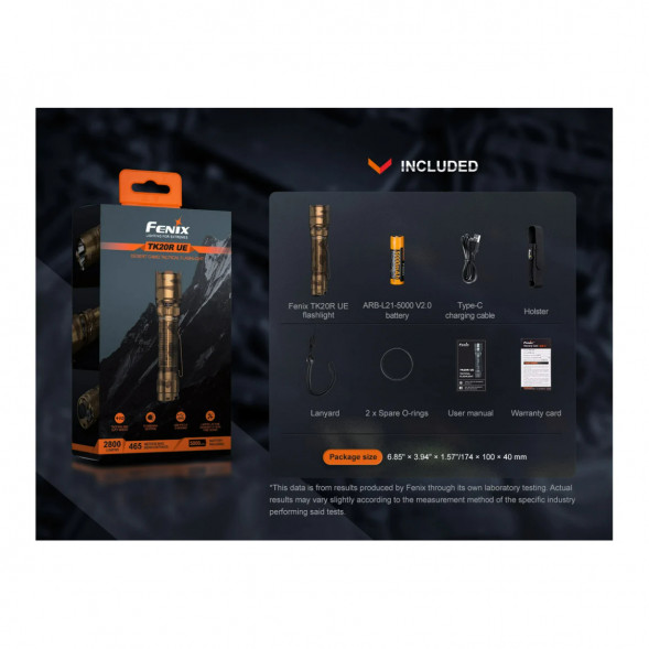 Тактический фонарь Fenix TK20R UE 2800 Lm, Tropic Green в Москве