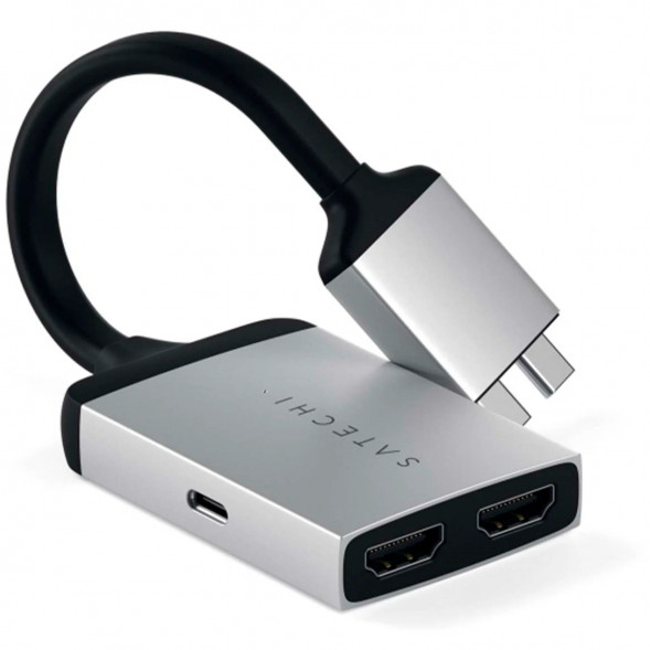 Адаптер Satechi USB-C Dual 4K HDMI Adapter (2xHDMI, USB Type-C) в Москве