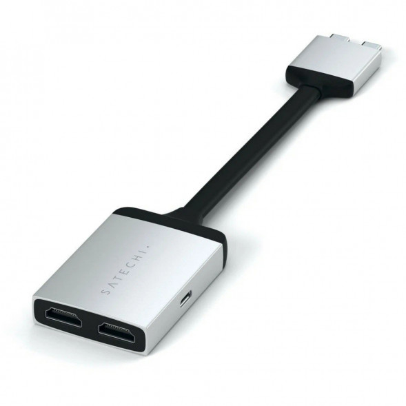 Адаптер Satechi USB-C Dual 4K HDMI Adapter (2xHDMI, USB Type-C) в Москве