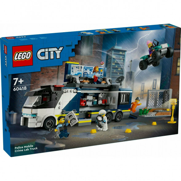 Конструктор LEGO City 60418 Полицейский грузовик криминалистической лаборатории в Москве