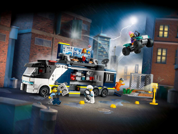 Конструктор LEGO City 60418 Полицейский грузовик криминалистической лаборатории в Москве