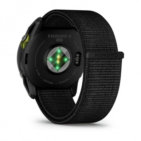 Умные часы Garmin Enduro 3 51mm Black с нейлоновым ремешком UltraFit 010-02751-01 в Москве