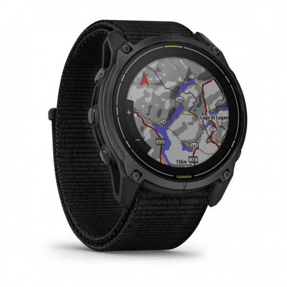 Умные часы Garmin Enduro 3 51mm Black с нейлоновым ремешком UltraFit 010-02751-01 в Москве
