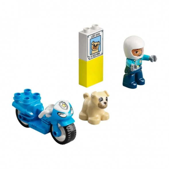 Конструктор LEGO DUPLO 10967 Полицейский мотоцикл в Москве