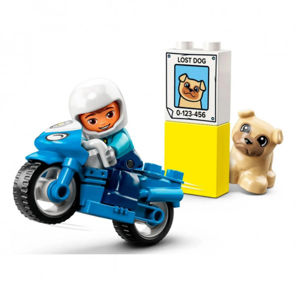 Конструктор LEGO DUPLO 10967 Полицейский мотоцикл в Москве