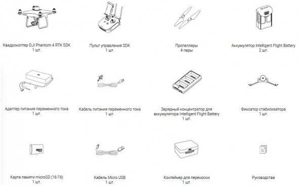 Квадрокоптер DJI Phantom 4 RTK SDK в Москве