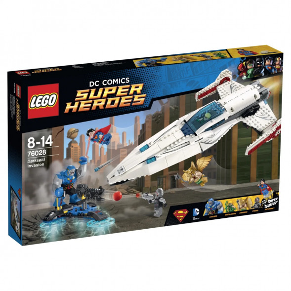 Конструктор LEGO Super Heroes 76028 Вторжение Дарксайда в Москве