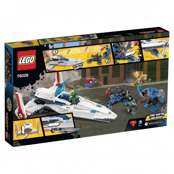 Конструктор LEGO Super Heroes 76028 Вторжение Дарксайда в Москве