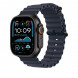 Ремешок Apple Watch 49мм Navy Ocean Band - Black Titanium Finish (MYPA3) в Москве