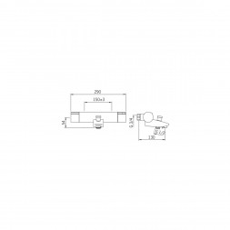 Cмеситель Oras Cubista для ванны и душа (2875)