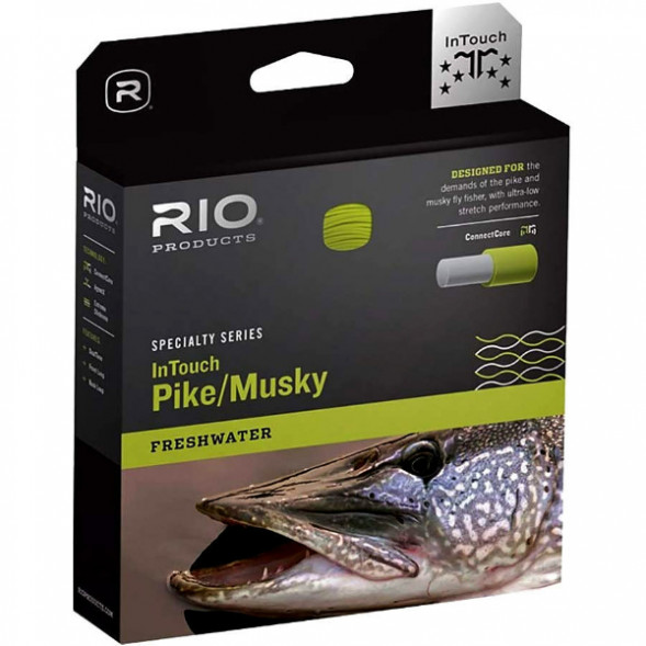 Леска RIO InTouch Pike/Musky WF8F/I, Gray/Yellow в Москве