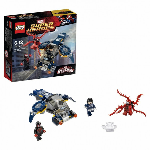 Конструктор LEGO Super Heroes 76036 Воздушная атака Карнажа в Москве