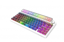 Беспроводная игровая механическая клавиатура Ajazz Pixel 68, 8K, Hot-Swap, RGB, с матричным LED экраном