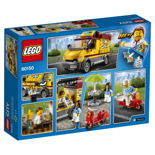 Конструктор LEGO City Great Vehicles 60150 Фургон-пиццерия в Москве