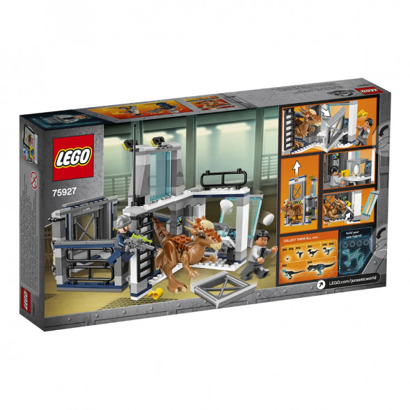 Конструктор LEGO Jurassic World 75927 Побег стигимолоха из лаборатории в Москве