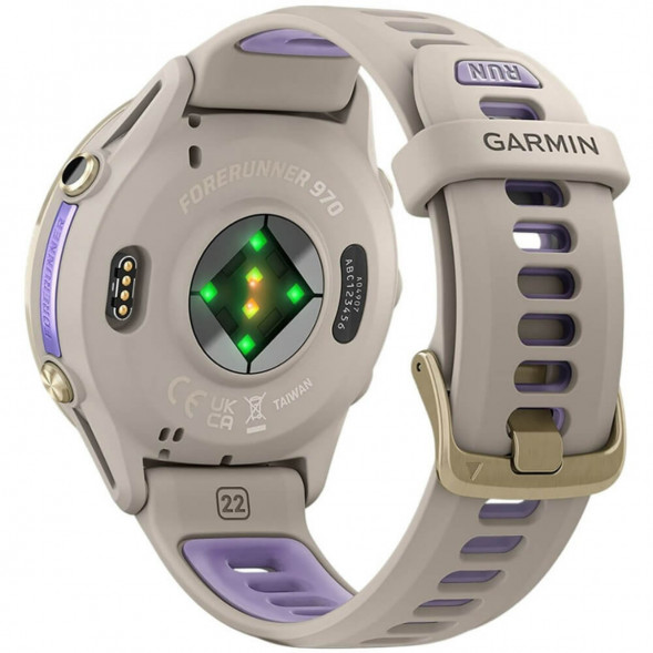 Умные часы Garmin Forerunner 970 Soft Gold Titanium/French Gray Translucent Indigo Band 010-02969-12 в Москве