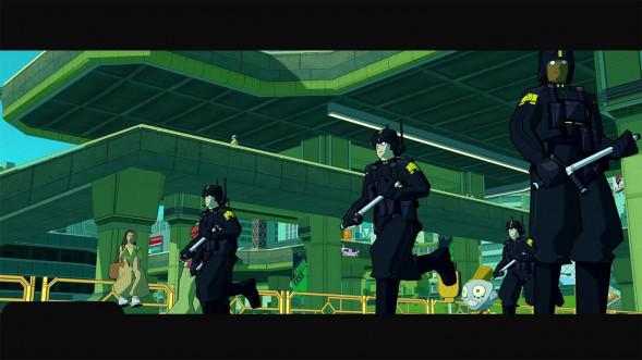 Игра Bomb Rush Cyberfunk [Nintendo Switch, русские субтитры] в Москве