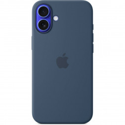 Чехол Apple для iPhone 16 Plus Silicone MagSafe, Denim (MYYA3ZM/A)