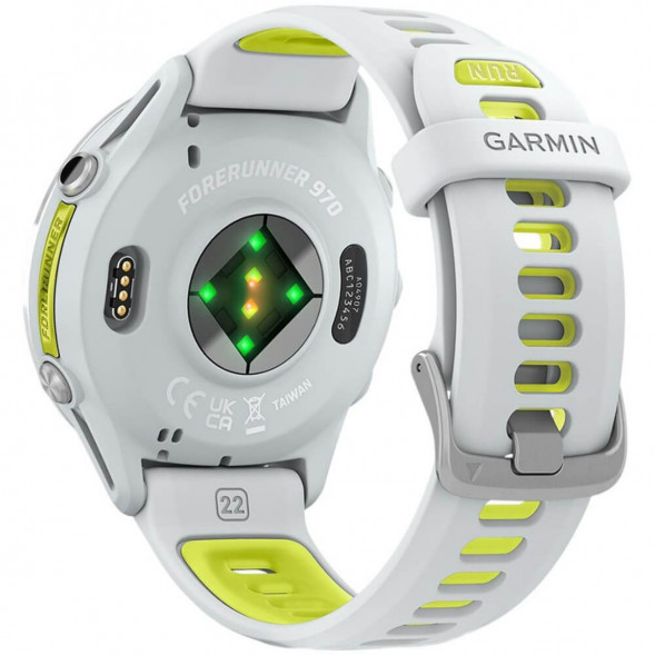 Умные часы Garmin Forerunner 970 Titanium Whitestone/Translucent Amp Yellow Band 010-02969-11 в Москве