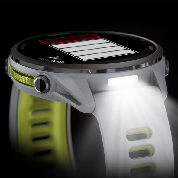 Умные часы Garmin Forerunner 970 Titanium Whitestone/Translucent Amp Yellow Band 010-02969-11 в Москве