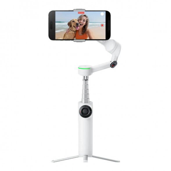 Стабилизатор Insta360 Flow 2 AI Tracker Bundle, Summit White в Москве