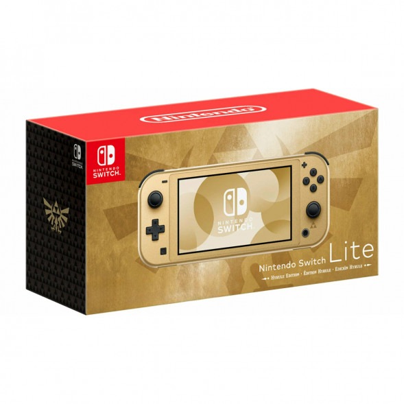 Игровая приставка Nintendo Switch Lite (Hyrule Edition) в Москве