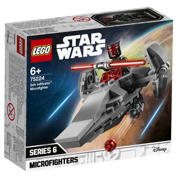 Конструктор LEGO Star Wars 75224 Микрофайтеры Корабль-лазутчик ситхов в Москве
