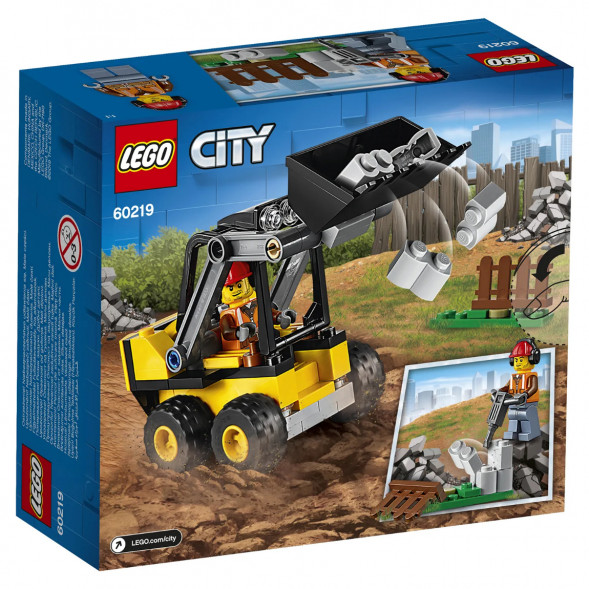 Конструктор LEGO City Great Vehicles 60219 Строительный погрузчик в Москве